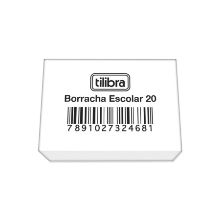 Foto ilustrativa Borracha Escolar Branca  20 Grande