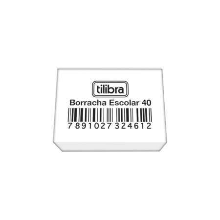Foto ilustrativa Borracha Escolar Branca 40 Média