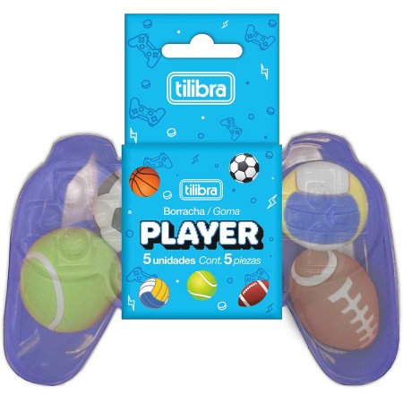 Foto ilustrativa Borracha Player - Blister com 5 unidades