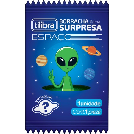 Foto ilustrativa Borracha Surpresa Espaço
