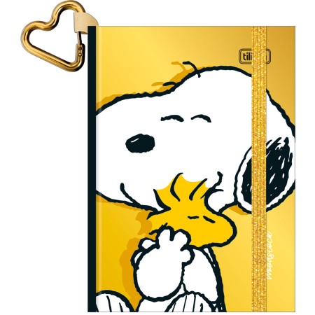 Foto ilustrativa Caderneta Costurada Capa Dura Tilicharm Snoopy 144 Folhas