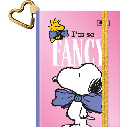 Foto ilustrativa Caderneta Costurada Capa Dura Tilicharm Snoopy 144 Folhas