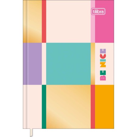 Foto ilustrativa Caderneta Costurada Petit Be Nice 96 Folhas