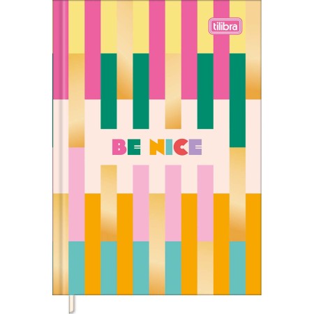 Foto ilustrativa Caderneta Costurada Petit Be Nice 96 Folhas