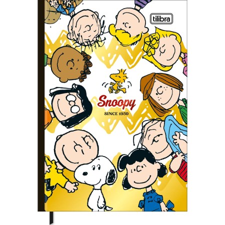 Foto ilustrativa Caderneta Costurada Petit Snoopy 96 Folhas