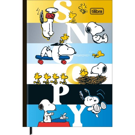 Foto ilustrativa Caderneta Costurada Petit Snoopy 96 Folhas