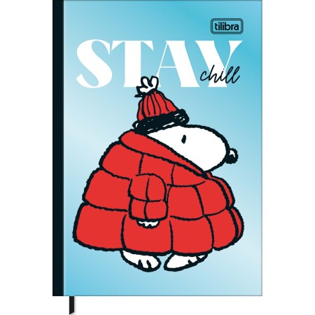 Foto ilustrativa Caderneta Costurada Petit Snoopy 96 Folhas