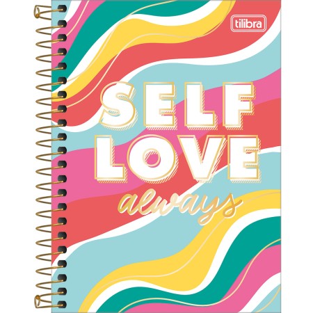 Foto ilustrativa Caderneta Espiral Capa Dura 1/8 Be Nice 80 Folhas