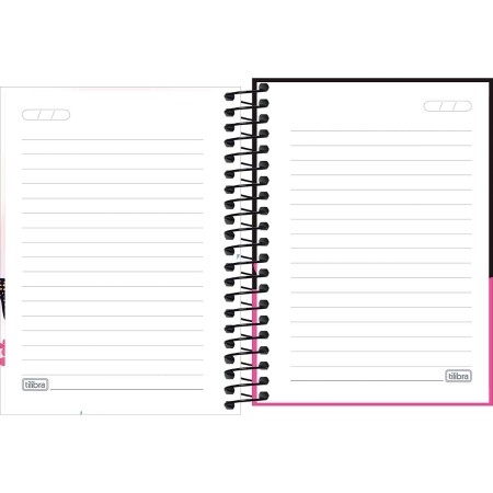 Foto ilustrativa Caderneta Espiral Capa Dura 1/8 Bloom 80 Folhas