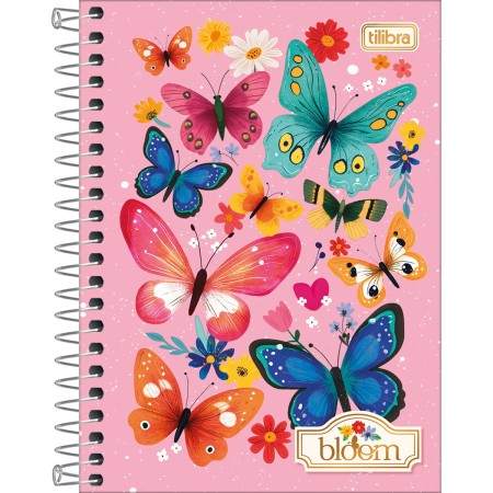 Foto ilustrativa Caderneta Espiral Capa Dura 1/8 Bloom 80 Folhas