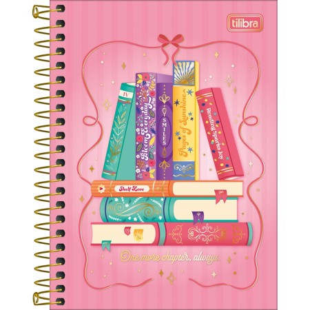 Foto ilustrativa Caderneta Espiral Capa Dura 1/8 Bookland 80 Folhas