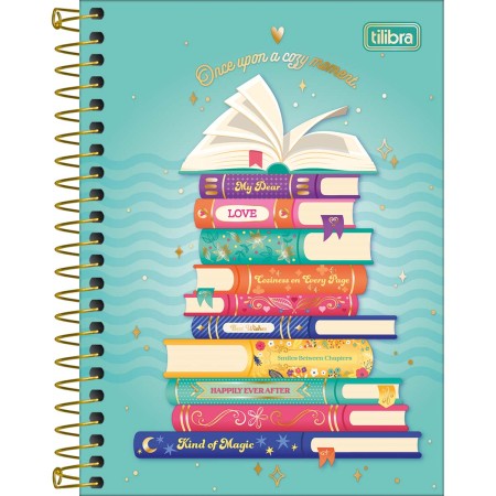 Foto ilustrativa Caderneta Espiral Capa Dura 1/8 Bookland 80 Folhas