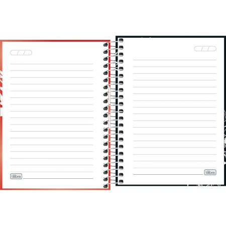 Foto ilustrativa Caderneta Espiral Capa Dura 1/8 Coca-Cola 80 Folhas