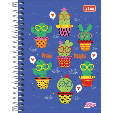 Foto ilustrativa Caderneta Espiral Capa Dura 1/8 D+ 96 Folhas