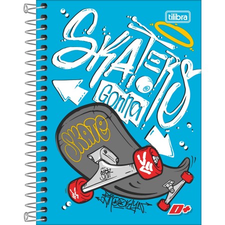 Foto ilustrativa Caderneta Espiral Capa Dura 1/8 D+ 96 Folhas