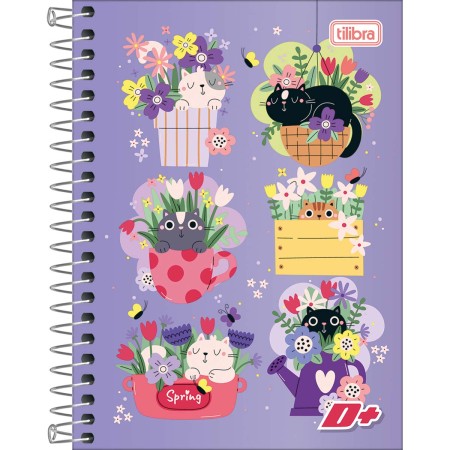 Foto ilustrativa Caderneta Espiral Capa Dura 1/8 D+ 96 Folhas