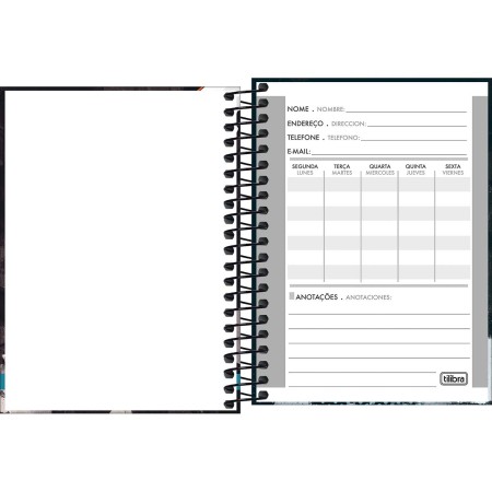 Foto ilustrativa Caderneta Espiral Capa Dura 1/8 Do It! 80 Folhas