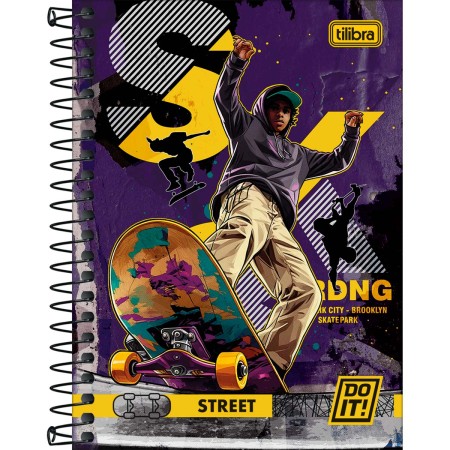 Foto ilustrativa Caderneta Espiral Capa Dura 1/8 Do It! 80 Folhas