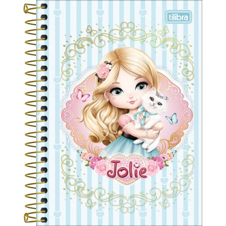 Foto ilustrativa Caderneta Espiral Capa Dura 1/8 Jolie 80 Folhas