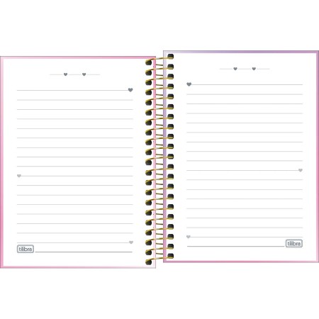 Foto ilustrativa Caderneta Espiral Capa Dura 1/8 Lolvey Friend 80 Folhas