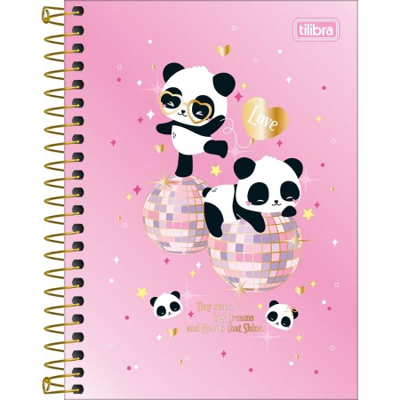 Foto ilustrativa Caderneta Espiral Capa Dura 1/8 Lolvey Friend 80 Folhas