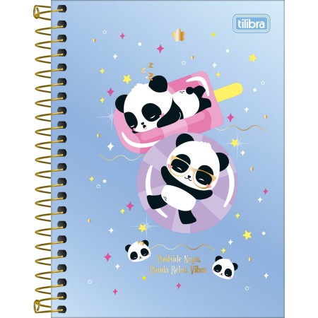 Foto ilustrativa Caderneta Espiral Capa Dura 1/8 Lolvey Friend 80 Folhas