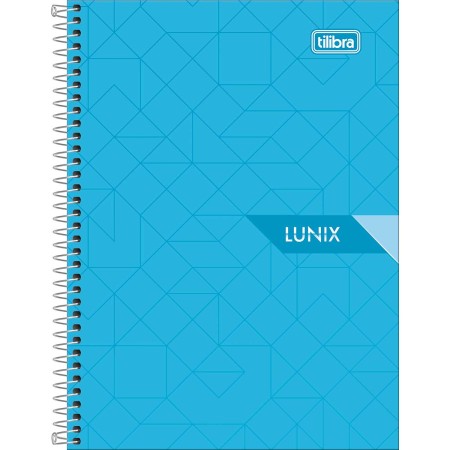 Foto ilustrativa Caderneta Espiral Capa Dura 1/8 Lunix 80 Folhas
