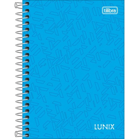 Foto ilustrativa Caderneta Espiral Capa Dura 1/8 Lunix 80 Folhas