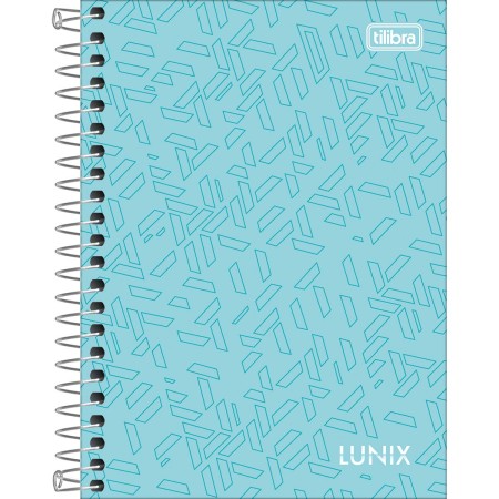 Foto ilustrativa Caderneta Espiral Capa Dura 1/8 Lunix 80 Folhas