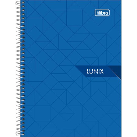 Foto ilustrativa Caderneta Espiral Capa Dura 1/8 Lunix 80 Folhas