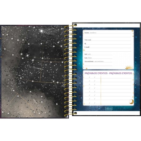 Foto ilustrativa Caderneta Espiral Capa Dura 1/8 Magic 80 Folhas