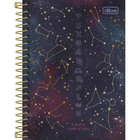 Foto ilustrativa Caderneta Espiral Capa Dura 1/8 Magic 80 Folhas