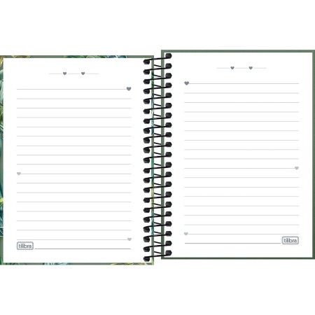 Foto ilustrativa Caderneta Espiral Capa Dura 1/8 Naturalis 80 Folhas