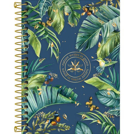 Foto ilustrativa Caderneta Espiral Capa Dura 1/8 Naturalis 80 Folhas