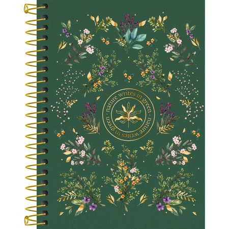 Foto ilustrativa Caderneta Espiral Capa Dura 1/8 Naturalis 80 Folhas