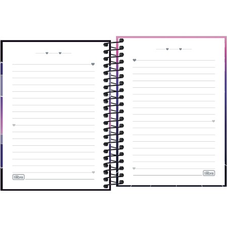 Foto ilustrativa Caderneta Espiral Capa Dura 1/8 Plush Poison 80 Folhas