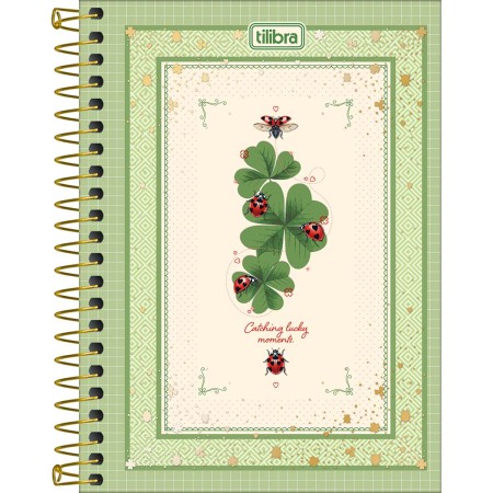 Foto ilustrativa Caderneta Espiral Capa Dura 1/8 Scarlet 80 Folhas
