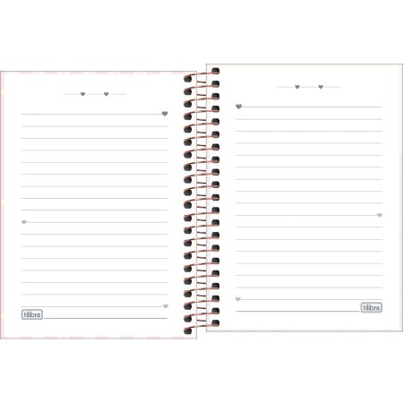 Foto ilustrativa Caderneta Espiral Capa Dura 1/8 Soho 80 Folhas