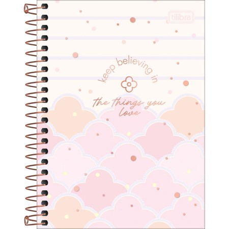 Foto ilustrativa Caderneta Espiral Capa Dura 1/8 Soho 80 Folhas