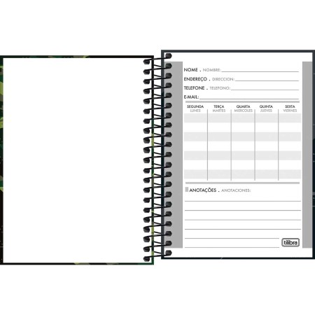 Foto ilustrativa Caderneta Espiral Capa Dura 1/8 Strong 80 Folhas