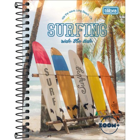 Foto ilustrativa Caderneta Espiral Capa Dura 1/8 Zoom+ 96 Folhas