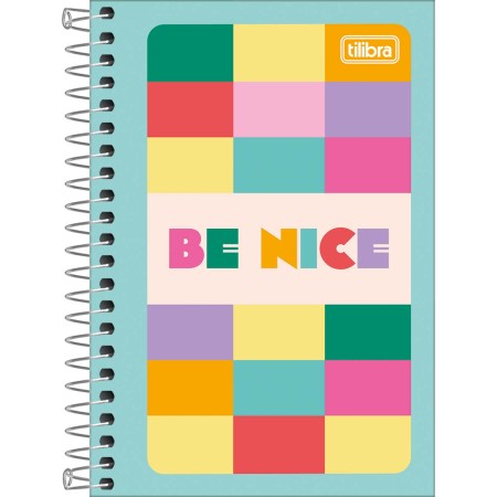 Foto ilustrativa Caderneta Espiral Capa Flexível 1/8 Be Nice 48 Folhas