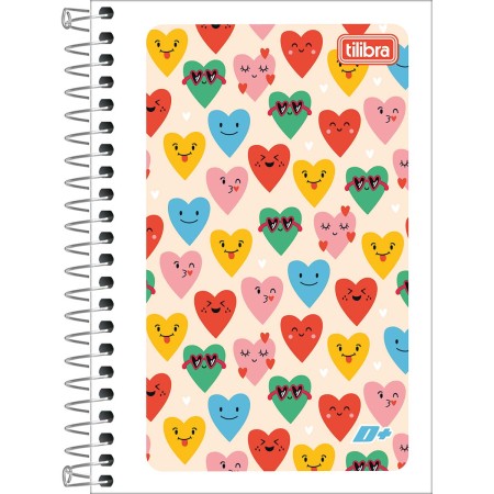 Foto ilustrativa Caderneta Espiral Capa Flexível 1/8 D+ 48 Folhas