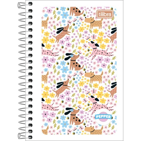 Foto ilustrativa Caderneta Espiral Capa Flexível 1/8 Pepper 48 Folhas
