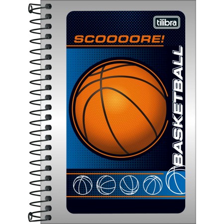 Foto ilustrativa Caderneta Espiral Capa Flexível 1/8 Score 48 Folhas