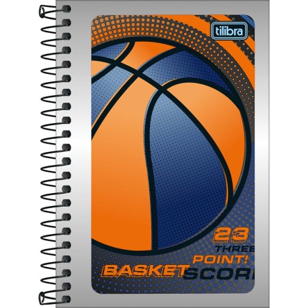 Foto ilustrativa Caderneta Espiral Capa Flexível 1/8 Score 48 Folhas