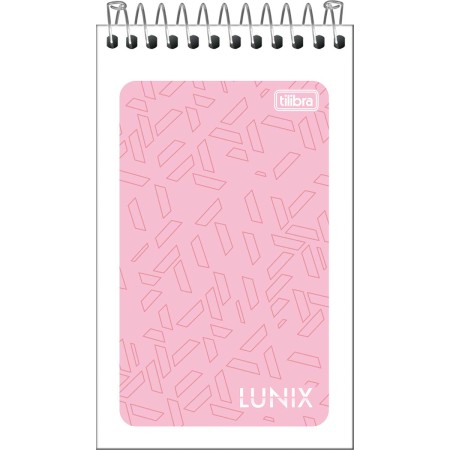 Foto ilustrativa Caderneta Espiral Capa Flexível Lunix 60 Folhas