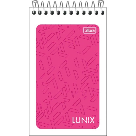 Foto ilustrativa Caderneta Espiral Capa Flexível Lunix 60 Folhas