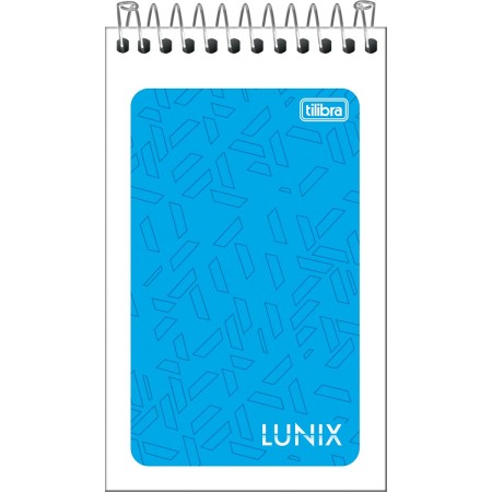 Foto ilustrativa Caderneta Espiral Capa Flexível Lunix 60 Folhas