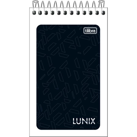 Foto ilustrativa Caderneta Espiral Capa Flexível Lunix 60 Folhas